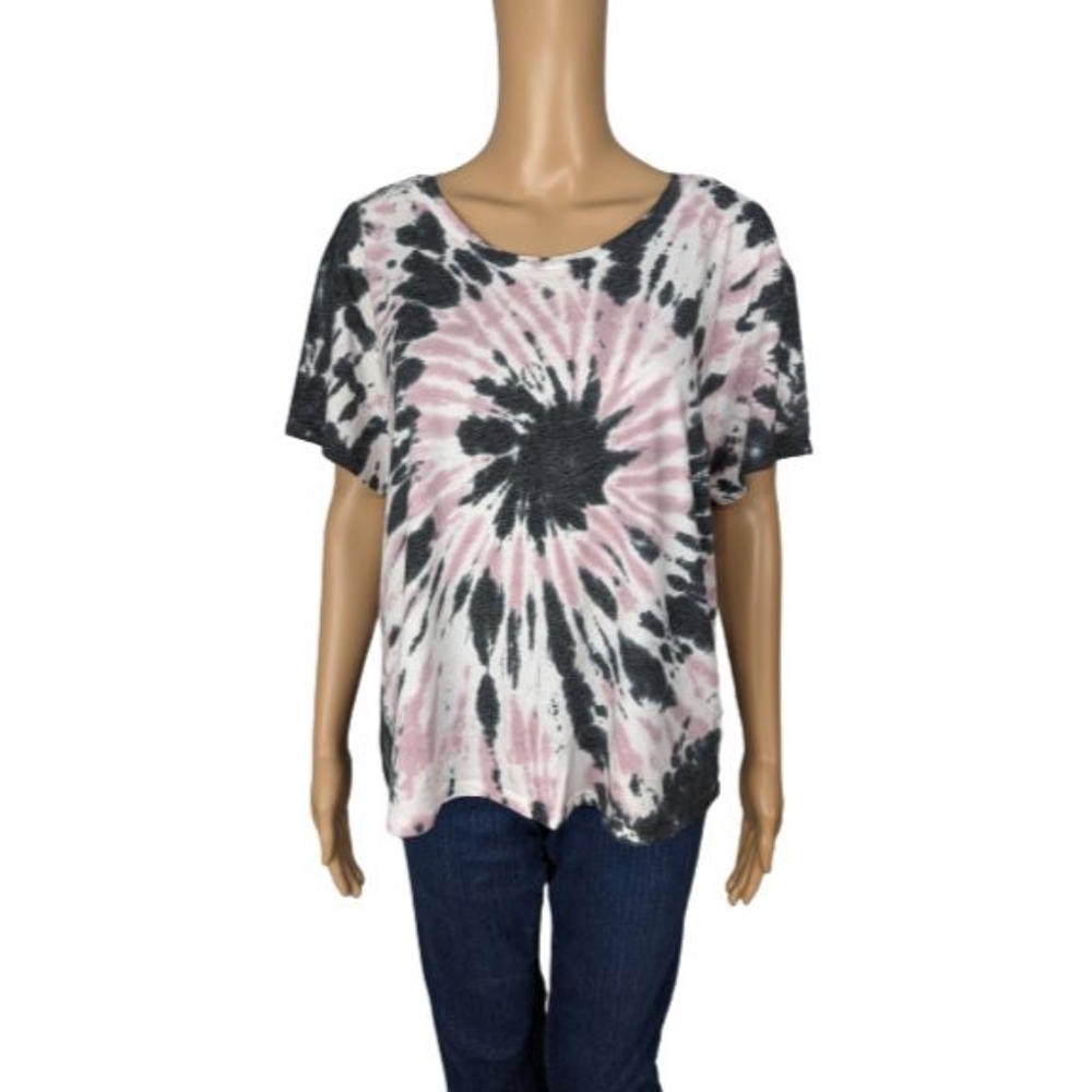 Torrid Purple Tie Dye Crop Tee 2